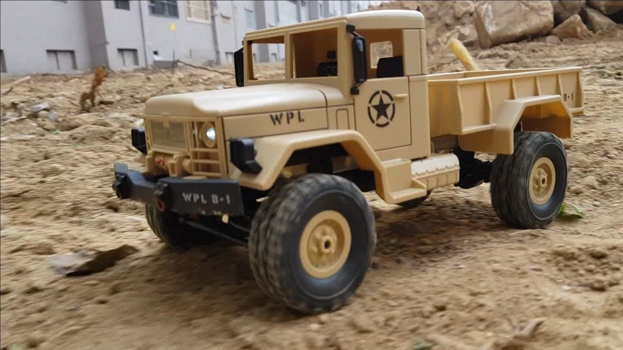 WPL B-1 1:16 Mini Off-road RC Military Truck - RTR TEST