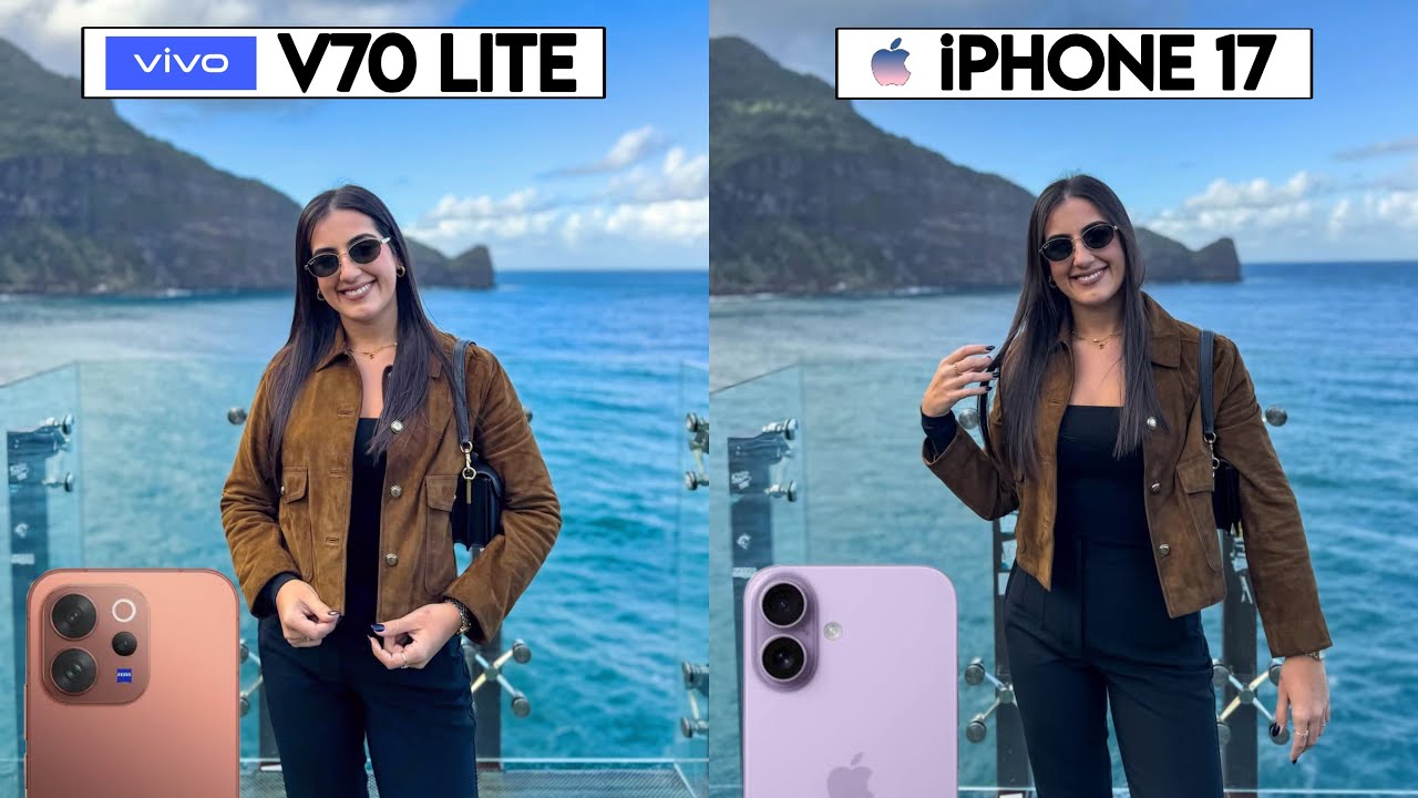 Сравнение камер Vivo V70 Lite и iPhone 17: тест и сравнение