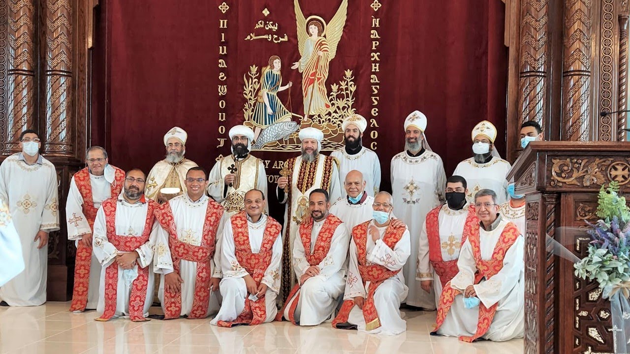 HG Bishop Youssef: Fr Athanasius Kaldas Hegumen Elevation @ Archangel Raphael, Houston TX~09/01/2020