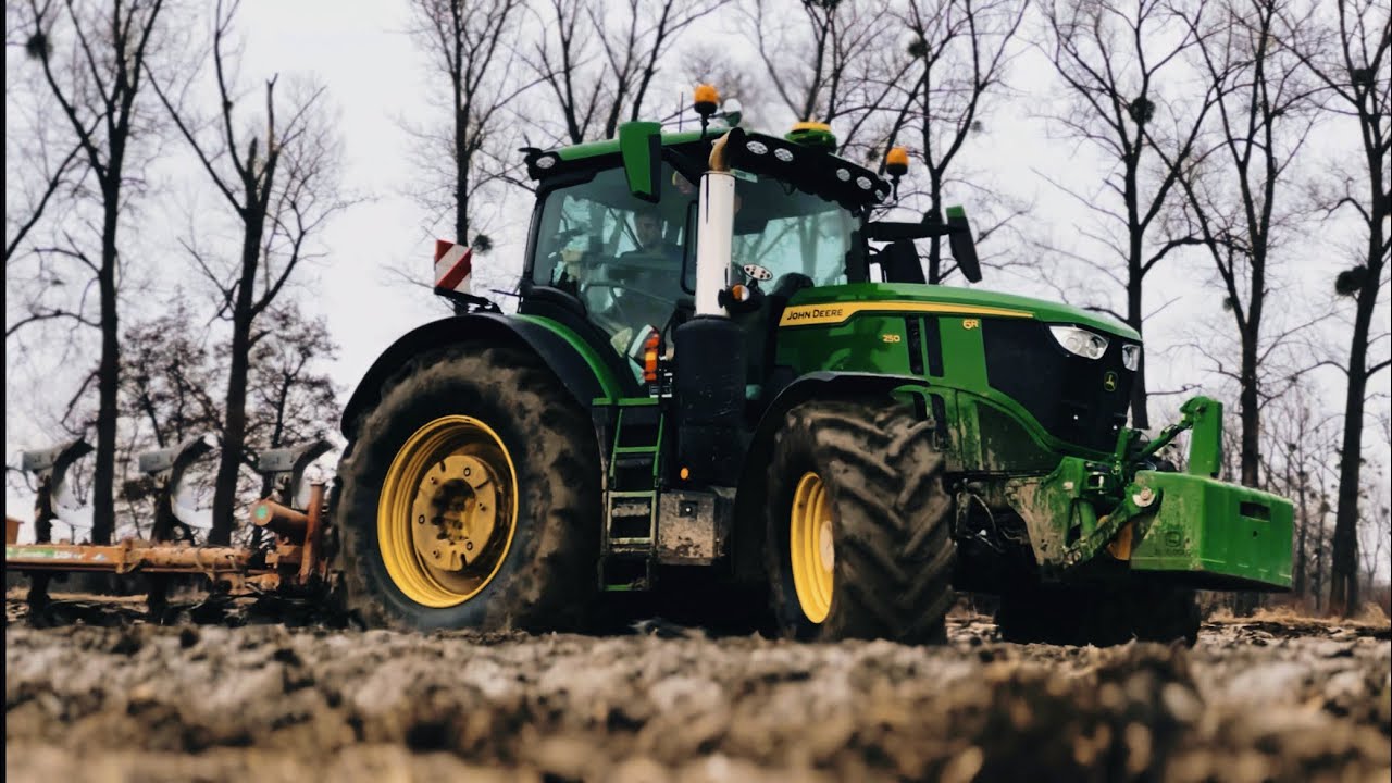 New John Deere 6R 250 v orbě - Miloš Zíka statek Štítina
