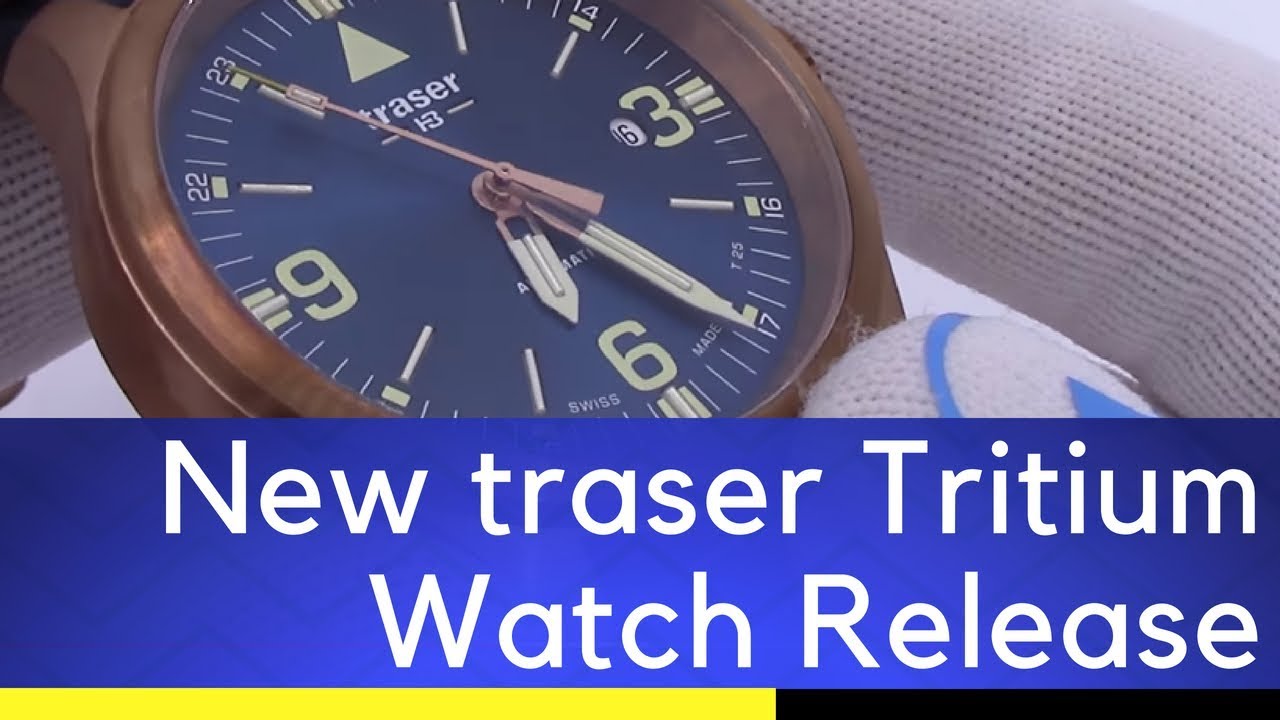 Tritium Watches - traser Swiss Made Automatic with Tritium and SuperLuminova
