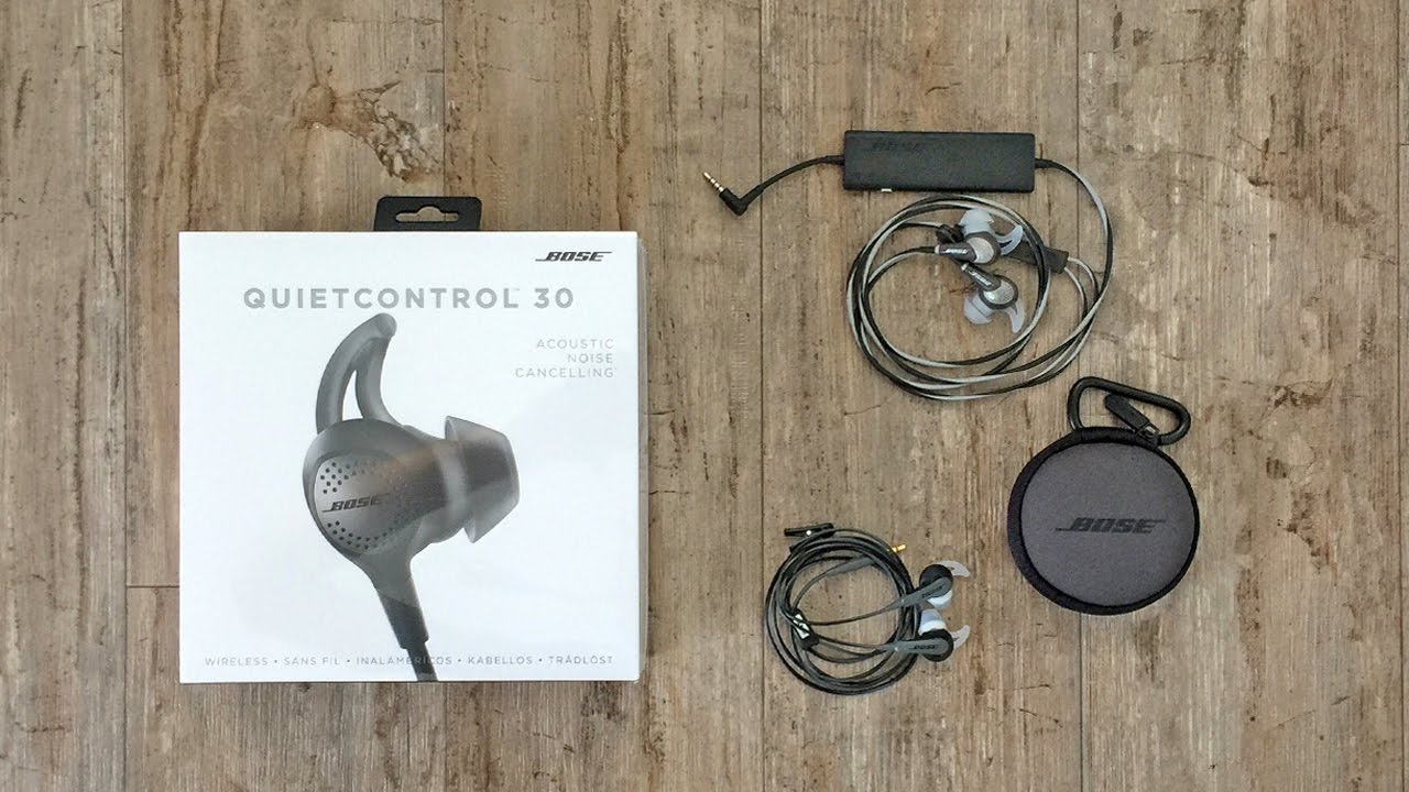 Wireless Noise Canceling Earbuds - Bose QuietControl 30 Review & Comparison