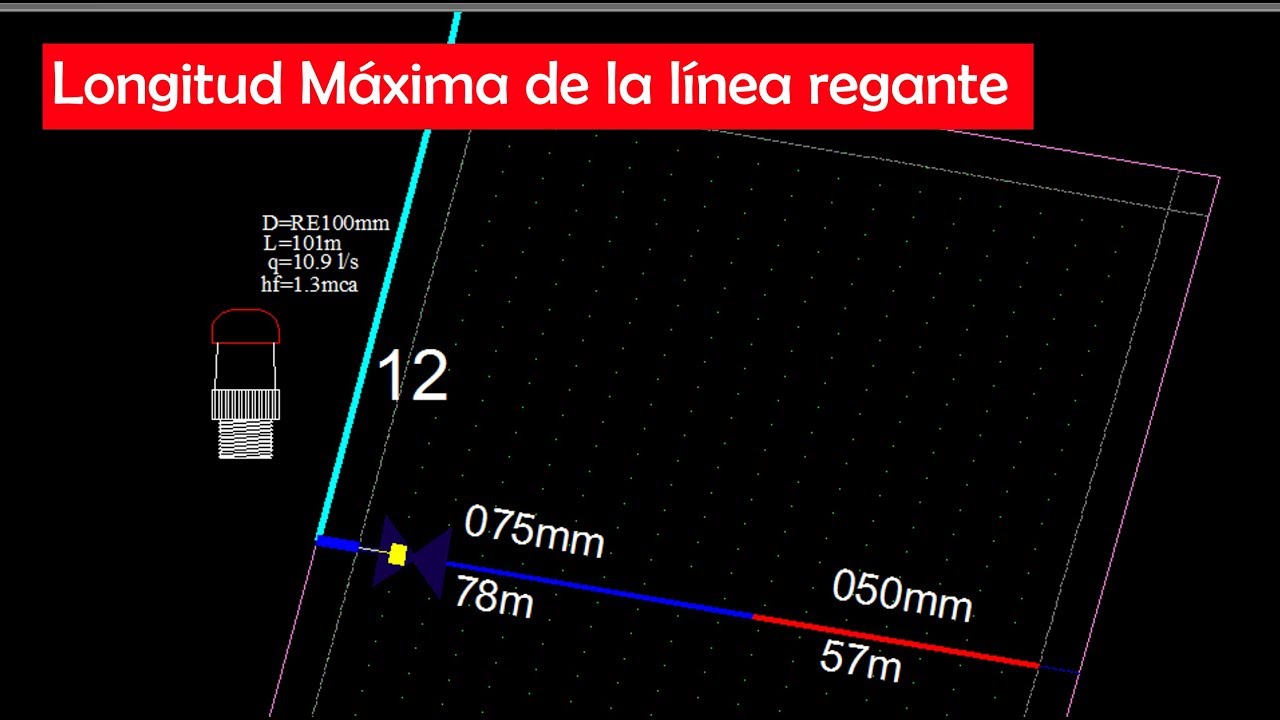 Riego Presurizado: Diseño hidráulico de la línea regante