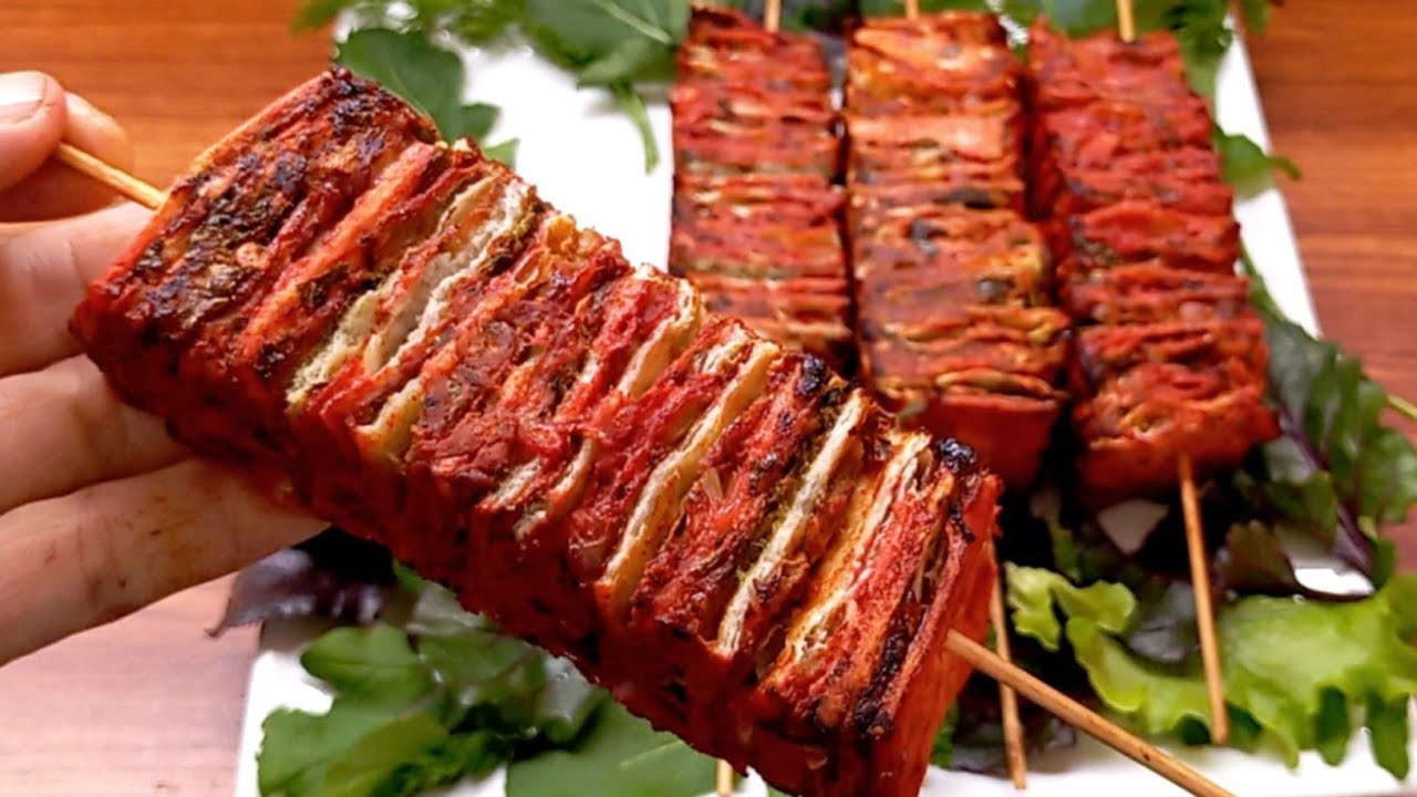 Tortilla Kebabs | Viral Chicken Tortilla Kababs | No Frying, Baked Tortilla Skewers | Easy Recipe