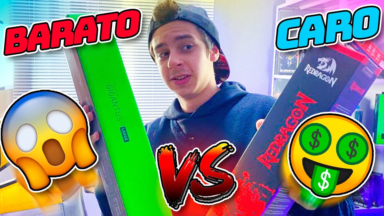 Diferença entre Mousepad CARO vs BARATO 🤑- Qual escolher??