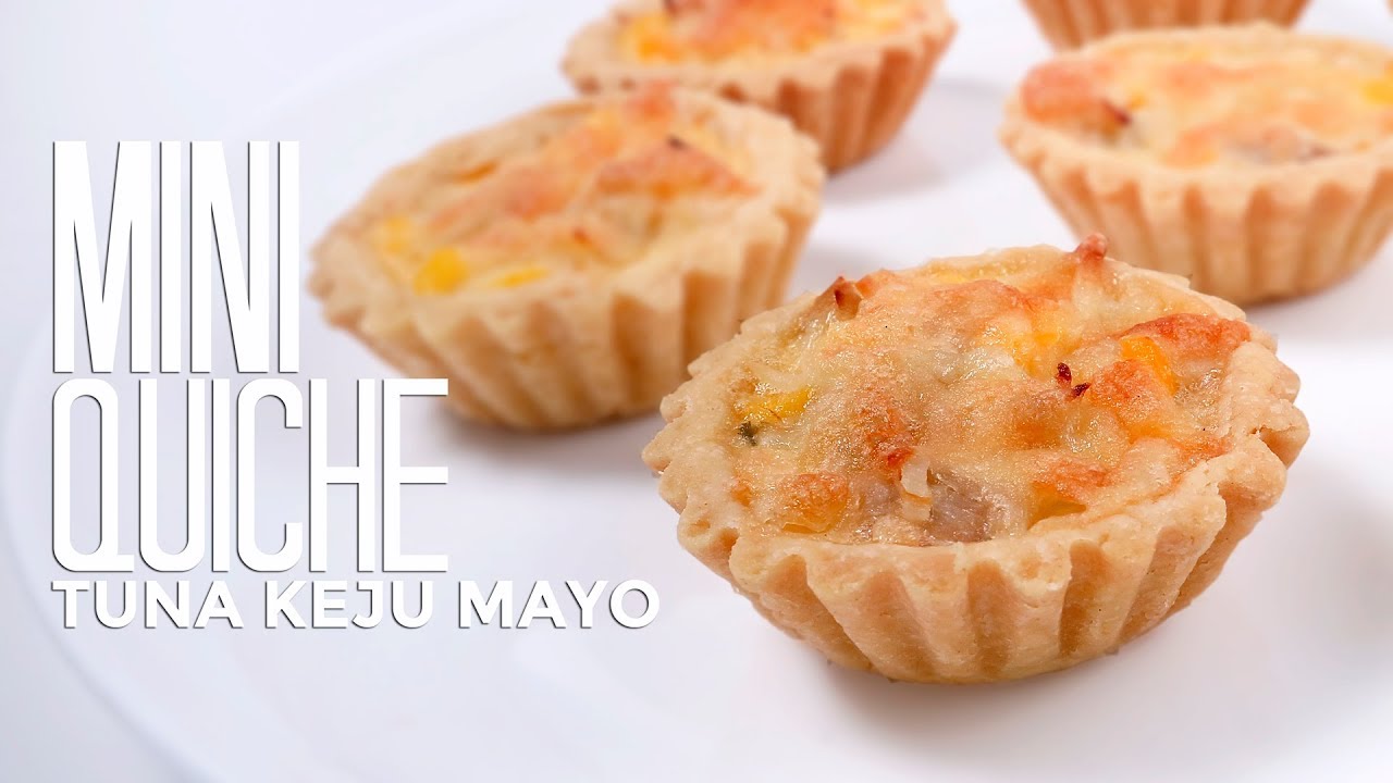PIE MINI ISI TUNA KEJU MAYO // MINI QUICHE WITH TUNA CHEESE MAYO FILLING