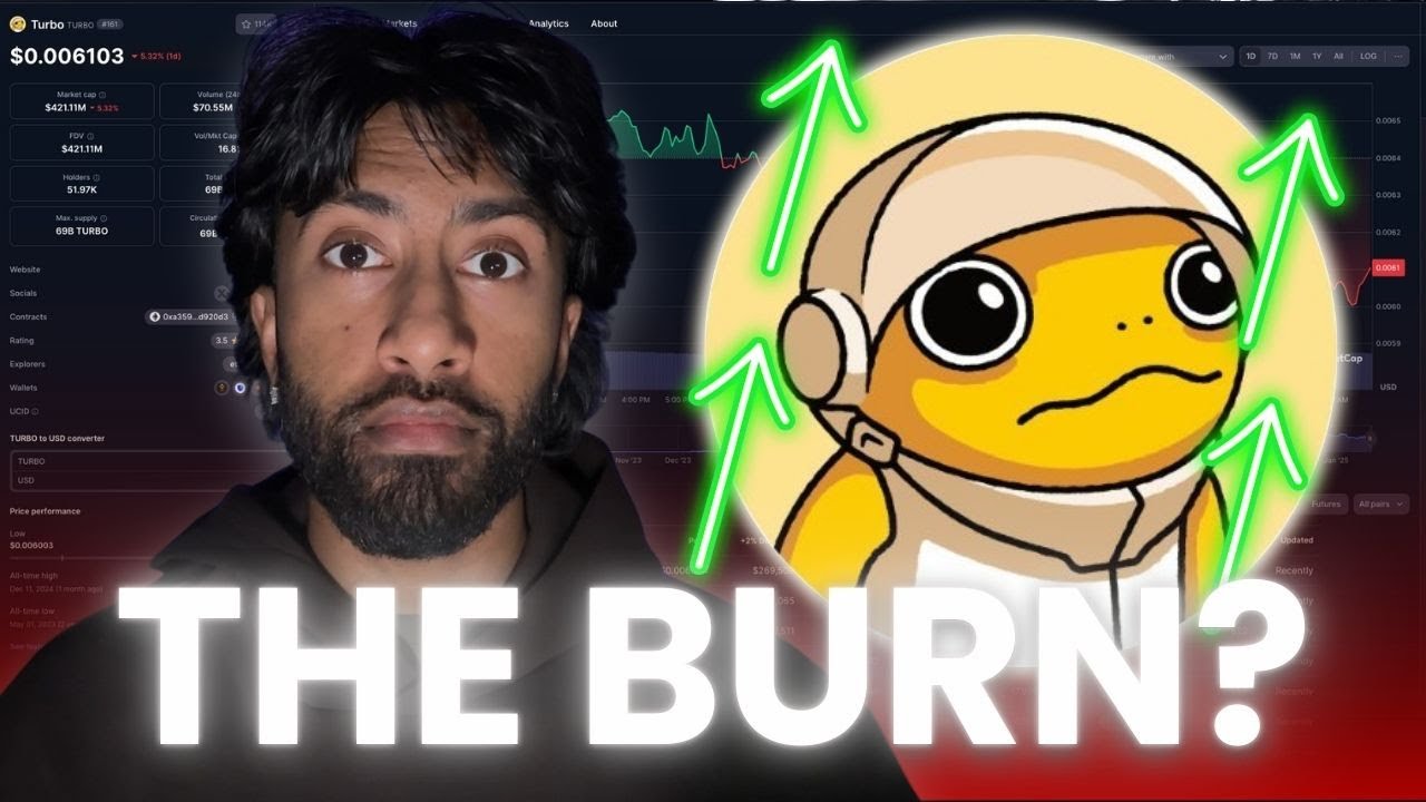 $TURBO BURN MORE INFO? MOST BULLISH MEME COIN FOR 2025