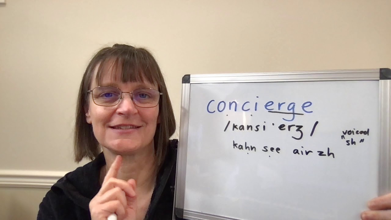 Как произносится слово «Concierge» (в американском английском)