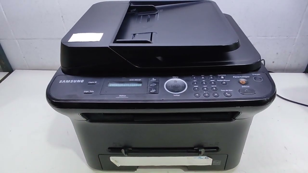 Como fazer a digitalização no vidro e adf na impressora Samsung SCX 4623f- Configuração.