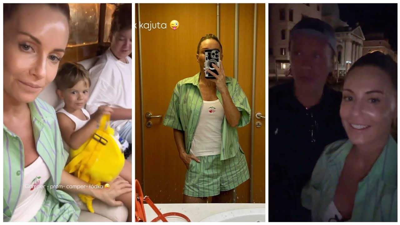 MAŁGORZATA ROZENEK❗️SZCZĘŚLIWIE Z RODZINĄ DOTARŁA DO WENECJI❗️😍