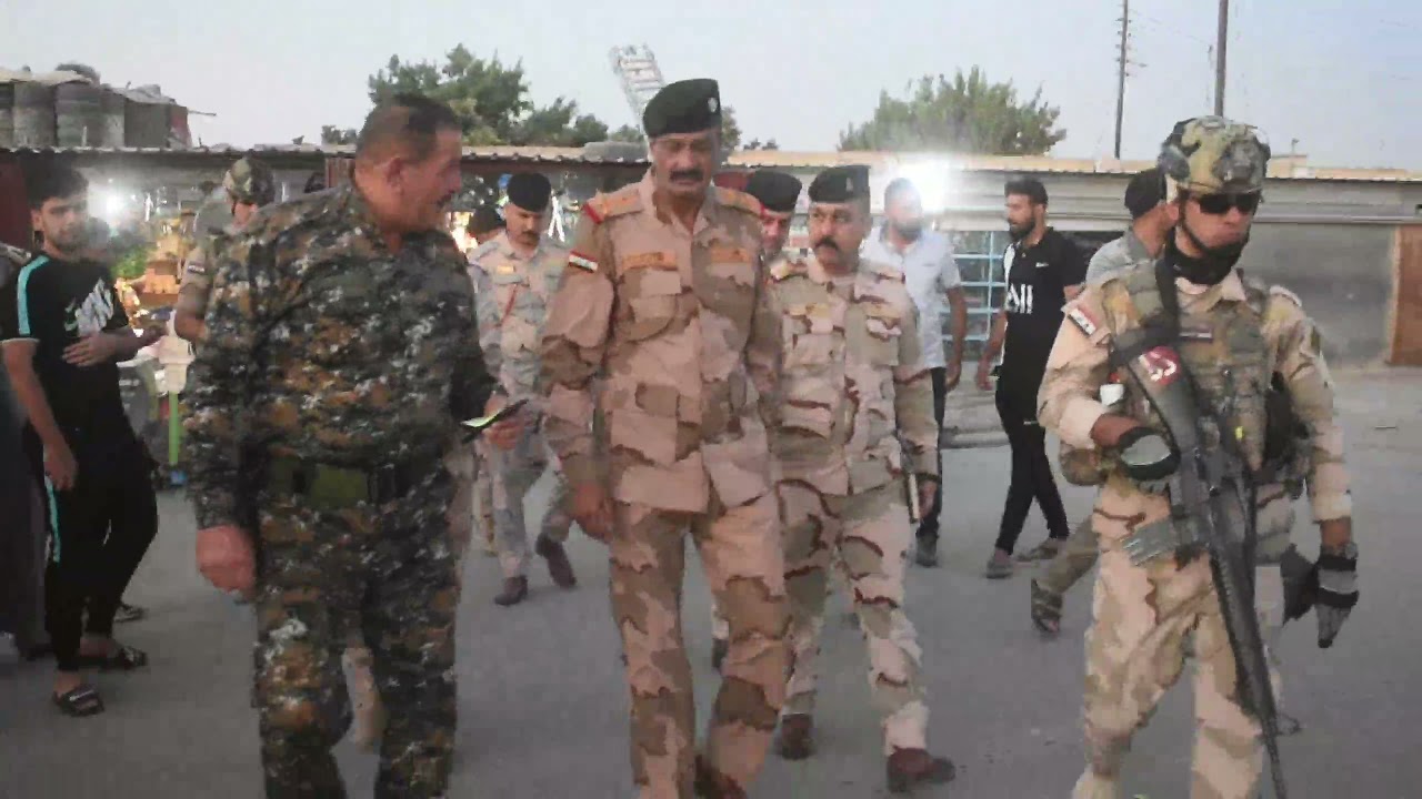 قام السيد امر اللواء العميد الركن محمد برهي هاشم بجوله ميدانية في منطقة بادوش
