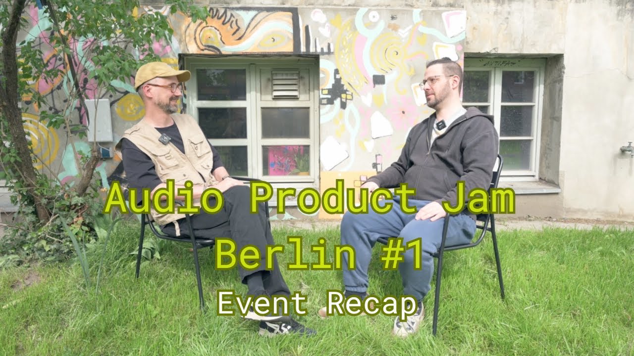 Berlin-based audio product nerds are meeting for the first time!!!