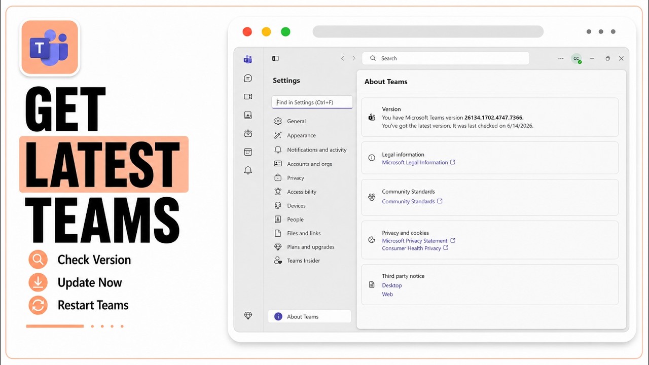 How to Update Microsoft Teams (2026 Fresh Release)