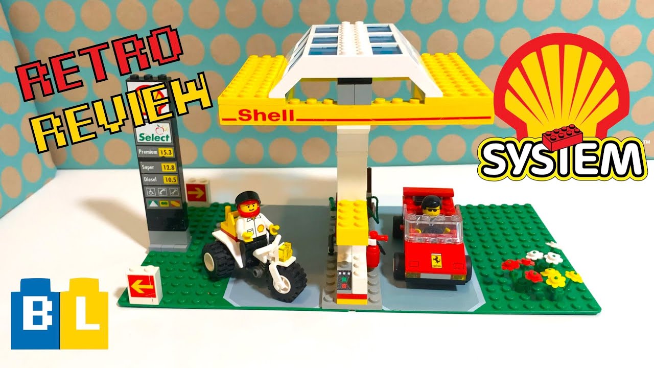 LEGO - 1256 - Town - Shell Service Station ⛽️ - Retro review!