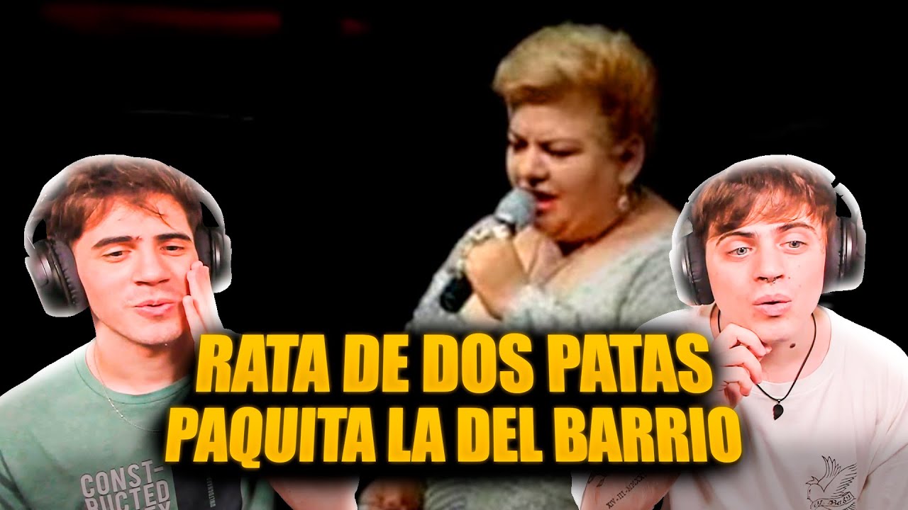 ARGENTINOS REACCIONAN POR PRIMERA VEZ A Paquita la del Barrio - Rata De Dos Patas (En Vivo)