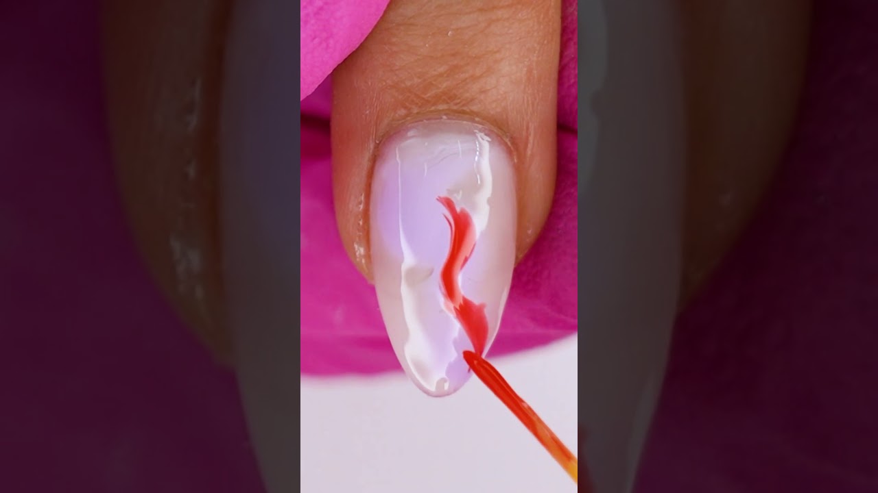 Quick & Easy Marble Nails with Blooming Gel