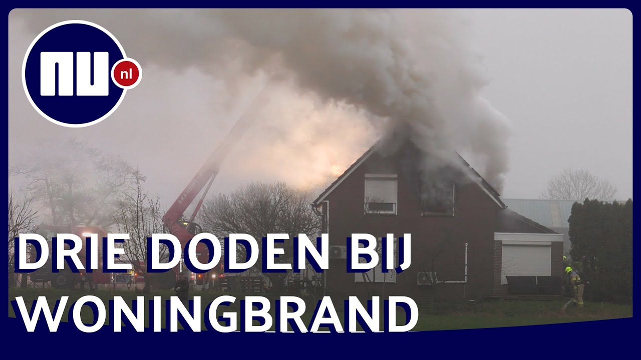 Brandweer bestrijdt vuur bij dodelijke woningbrand in Duiven | NU.nl