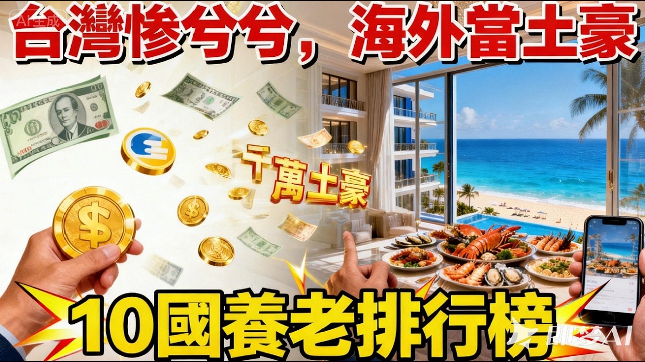 3000 元退休金慘兮兮？換個國家直接當土豪，物價低到顛覆認知   #3000 元養老 #海外養老 #退休金攻略 #低物價國家 #養老推薦 #退休生活