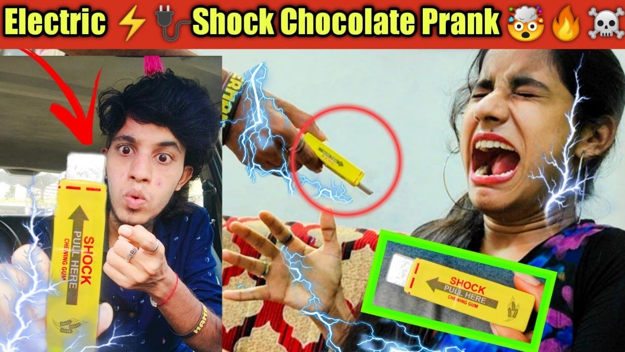 ELECTRIC 🔌⚡ CHOCOLATE 🍫 PRANK ON MY SISTER 🤣 EXTREME ❌ MRDAGAALTY |