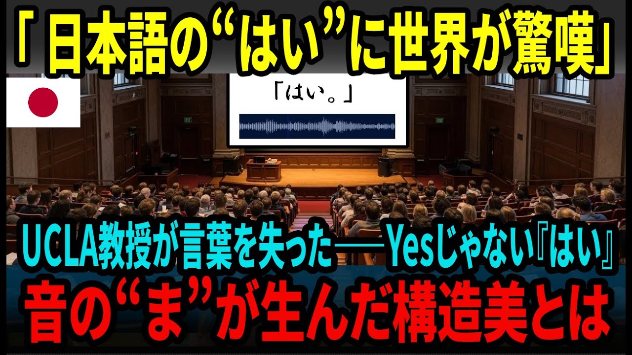 【海外の反応】日本語の『はい』はYesじゃない…？UCLA教授が戸惑った“相槌文化”の深層