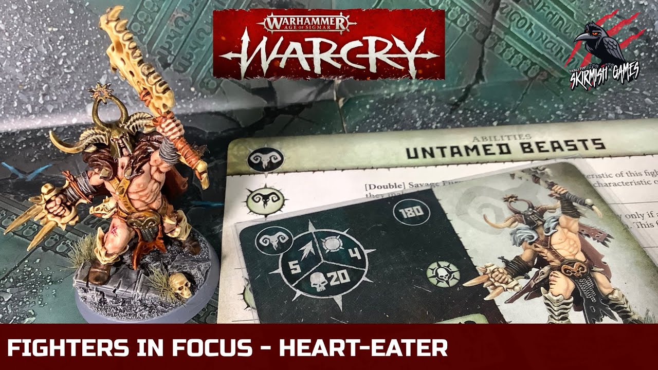 WARCRY HEART EATER - FIGHTERS IN FOCUS #9 - Untamed Beasts Warhammer Warcry Warband