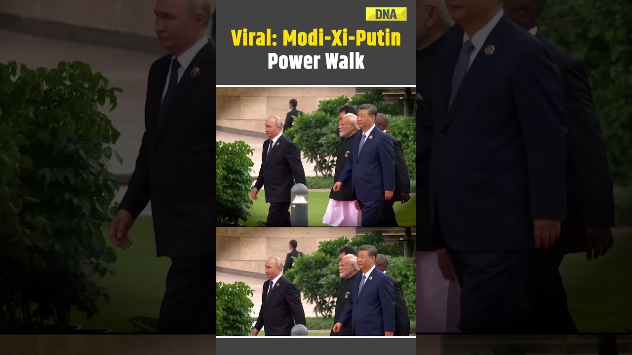 BRICS 2026: Modi-Xi-Putin Power Walk Steals Eyeballs At BRICS Summit 2026 #brics #modi #putin #xi