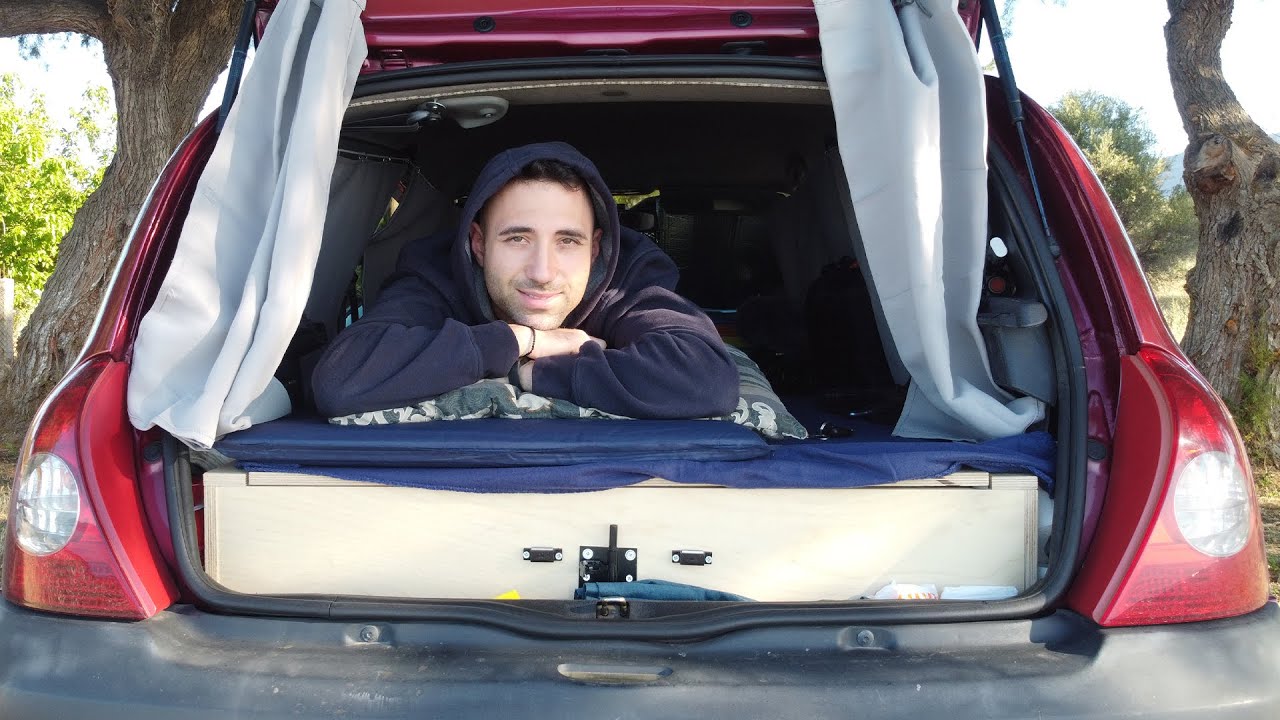 Я ПРЕОБРАЗОВАЛ СВОЮ МАШИНУ В ФУРГОН ДЛЯ VANLIFE / RENAULT CLIO CONVERSION / MICROCAMPER
