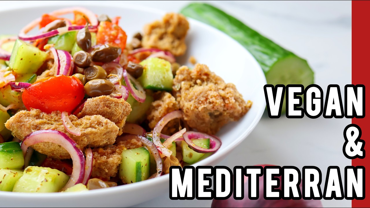 Kretischer Brotsalat 🥗 | Dakos Salat einfach & schnell &ndash; original & vegan