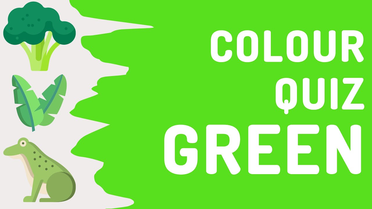 GREEN Colour Quiz #1 | For Teachers and Kids | Learning Resource | Timed Guessing Game