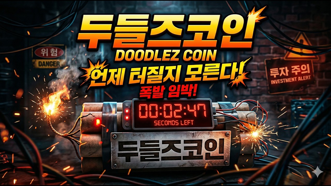 [두들즈코인 전망] 언제 터질지 모른다? 마지막 폭탄 돌리기.. 전재산 걸고 