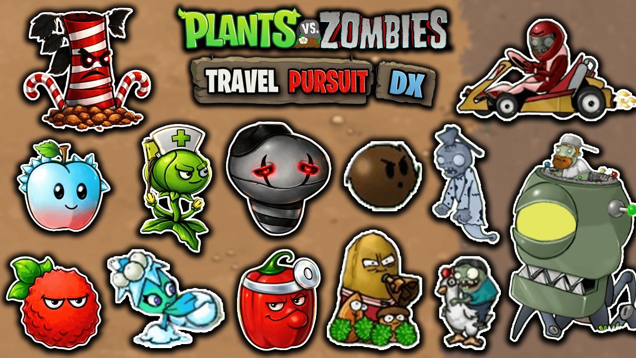Plants vs Zombies Travel Pursuit DX v4.0 (Part 4) | Creeper, Bowling Coconut, Rose & More | Download