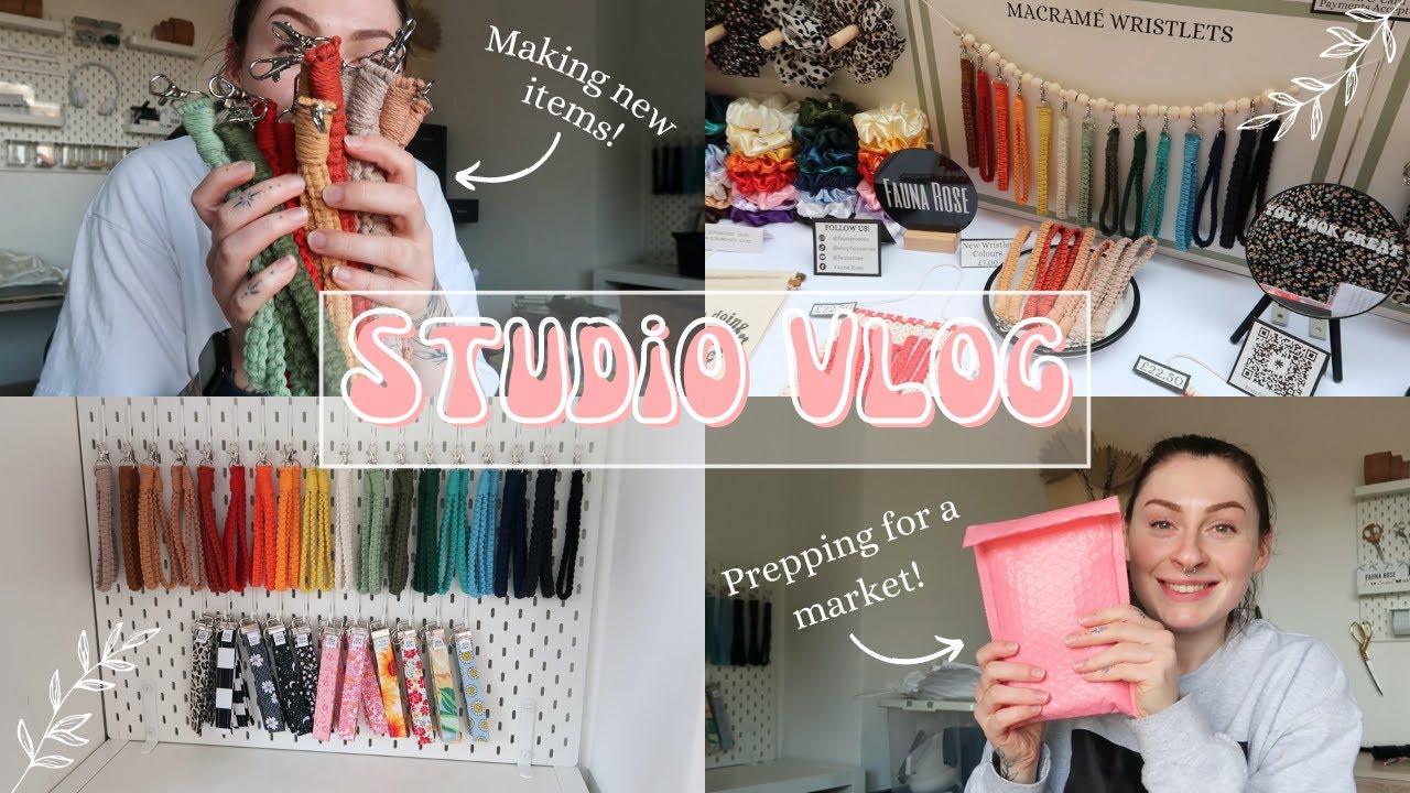 STUDIO VLOG #20 ☆ PREP FOR A MARKET WITH ME | Fauna Rose ☆