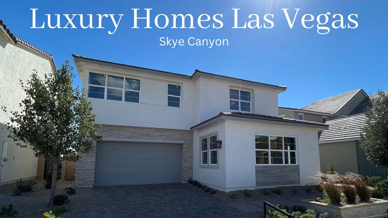 Modern Luxury Homes For Sale Skye Canyon Las Vegas | Toll Brothers Lanzo Tour $716k+