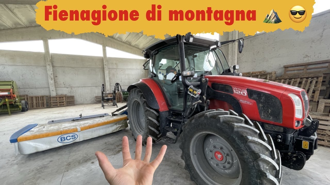 Fienagione di Montagna 2021 - Same Virtus 120 con BCS Rotex XR 6 - Step by Step #5