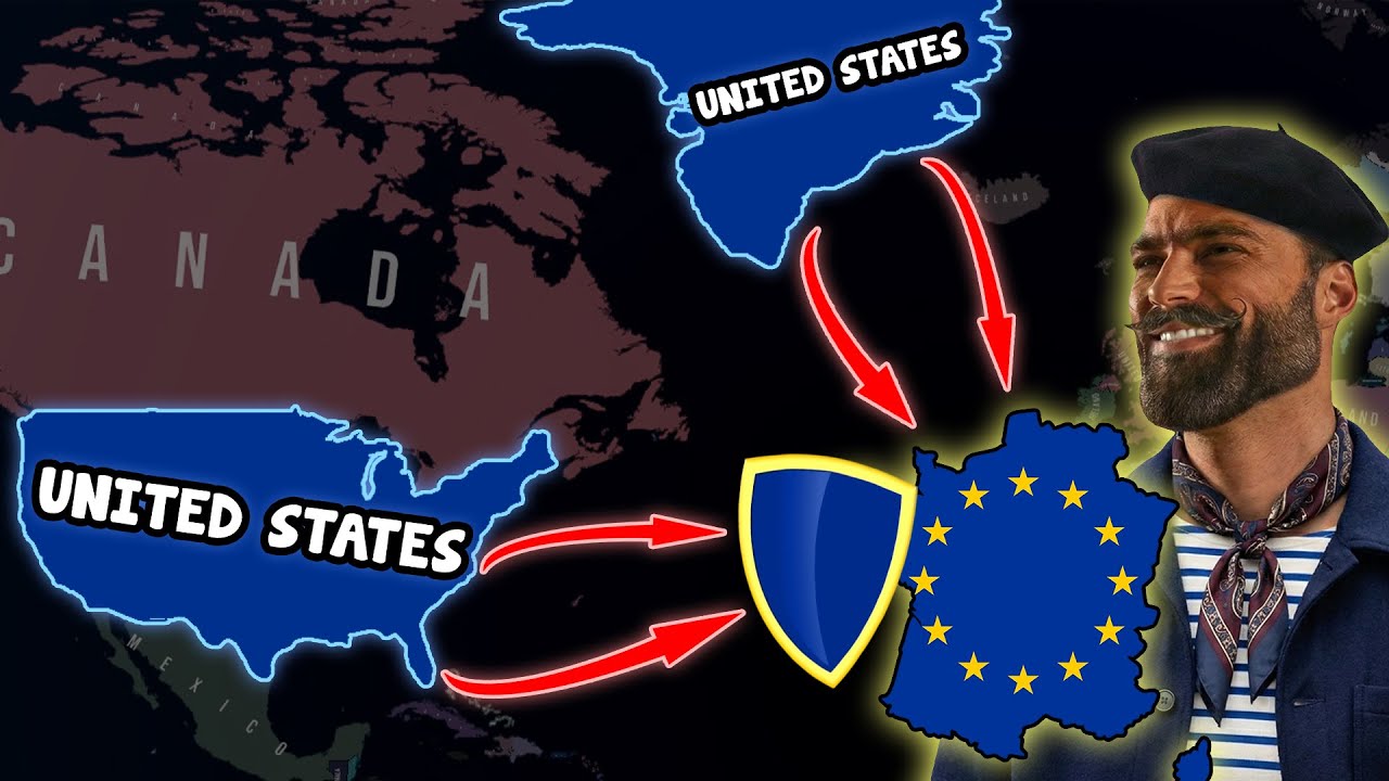 IF US seizes Greenland and Breaks NATO? - HOI4 Timelapse