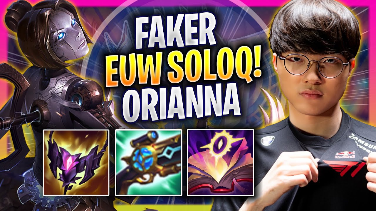 FAKER IS A GOD WITH ORIANNA IN EUW SOLOQ! - T1 Faker Plays Orianna MID vs Ezreal! | Bootcamp 2024