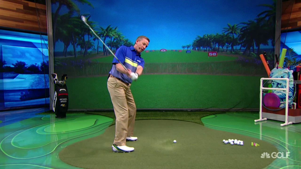 The Golf Fix: Drill to Keep Body Aligned When Swinging | Golf Channel