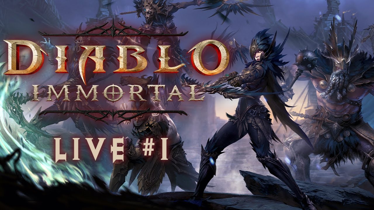 Diablo Immortal - Live Stream #1 - It Begins!