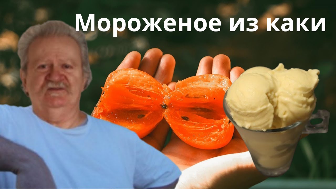 Домашнее мороженое из хурмы 🍊 Простой и невероятно вкусный рецепт