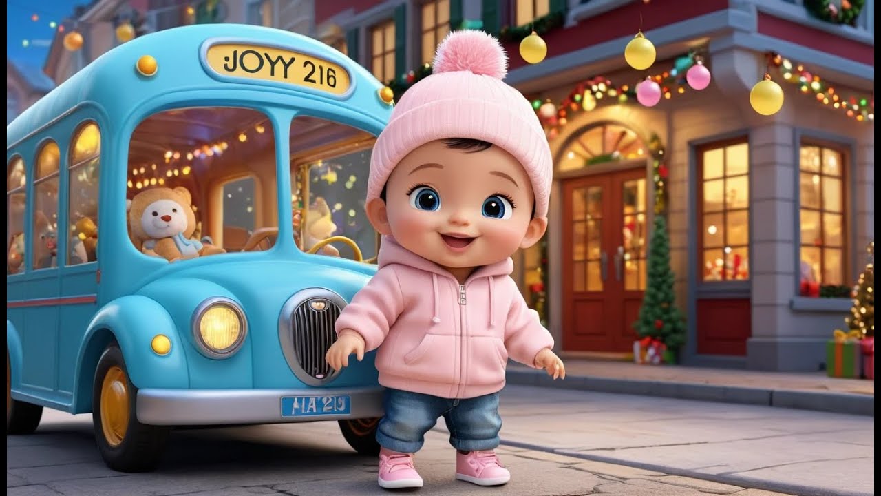 Christmas Bus Turns Into New Year Bus | Fun Action & Learning Video for Toddlers