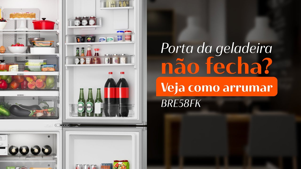 Brastemp Ensina - Porta da geladeira não fecha? Veja como arrumar