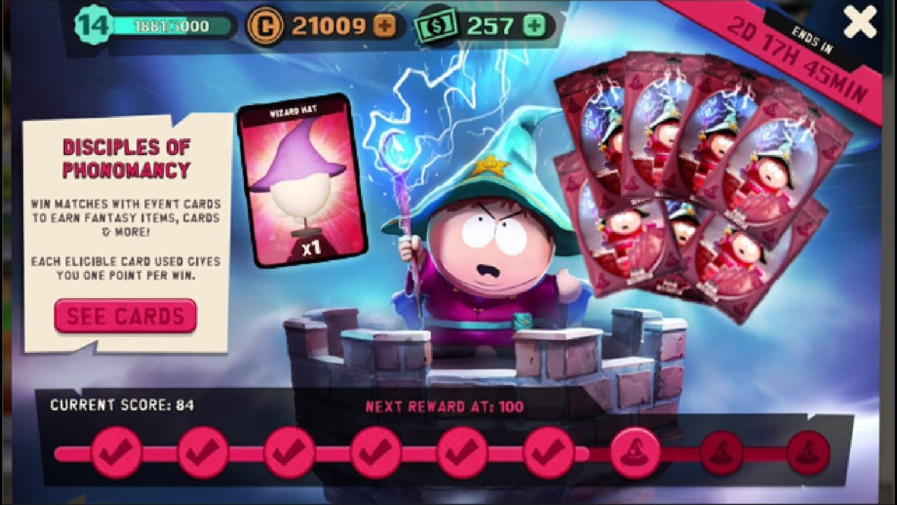 NEW 'FANTASY" EVENT / South Park Phone Destroyer / HUGE PACK OPENING!