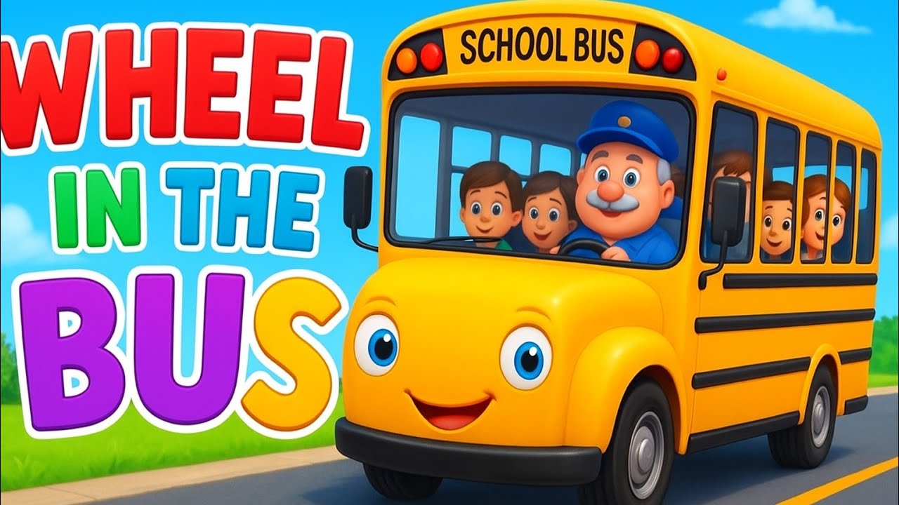 The Wheels on the Bus 🚍 Go Round and Round | Nursery Rhymes for Kids | Little Star Rhymes 🎶