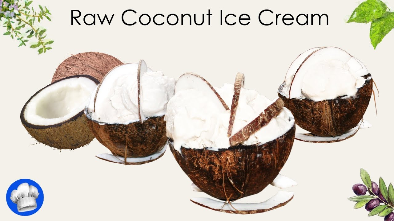 Raw Coconut Ice Cream