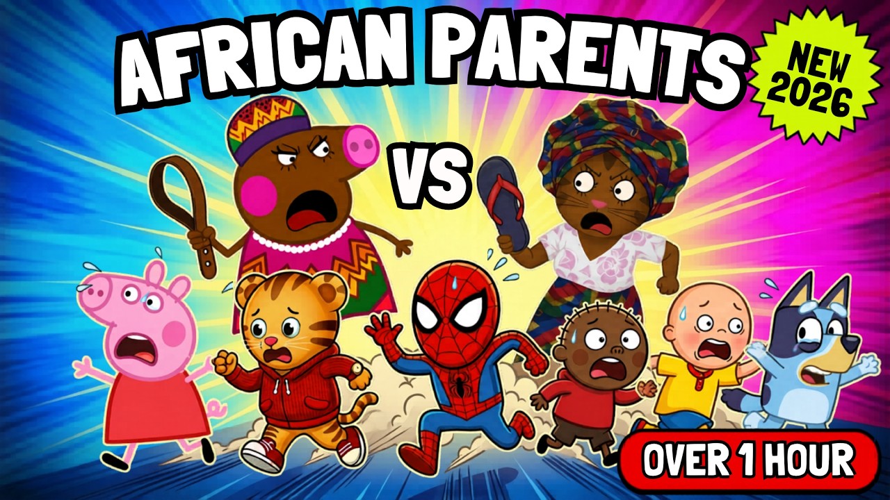 IMPOSSIBLE Try Not to Laugh: African Parents vs CARTOONS | 60 MIN Compilation