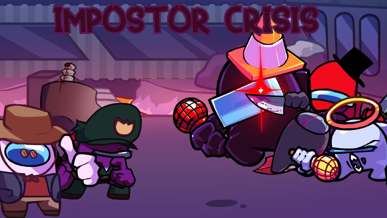 Impostor Crisis (Brimstone but its Black & Gang Vs Warchief) I Fnf Cover