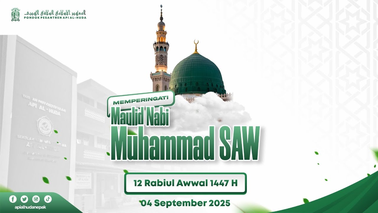 Maulid Nabi Muhammad SAW Pondok Pesantren API Al-Huda bersama KH.Usman Ali