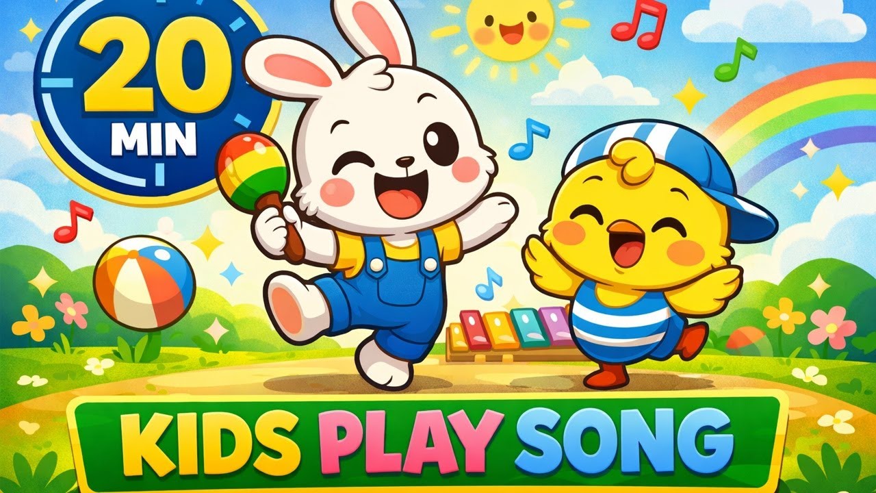 Active Play Music for Kids | 20 Minutes