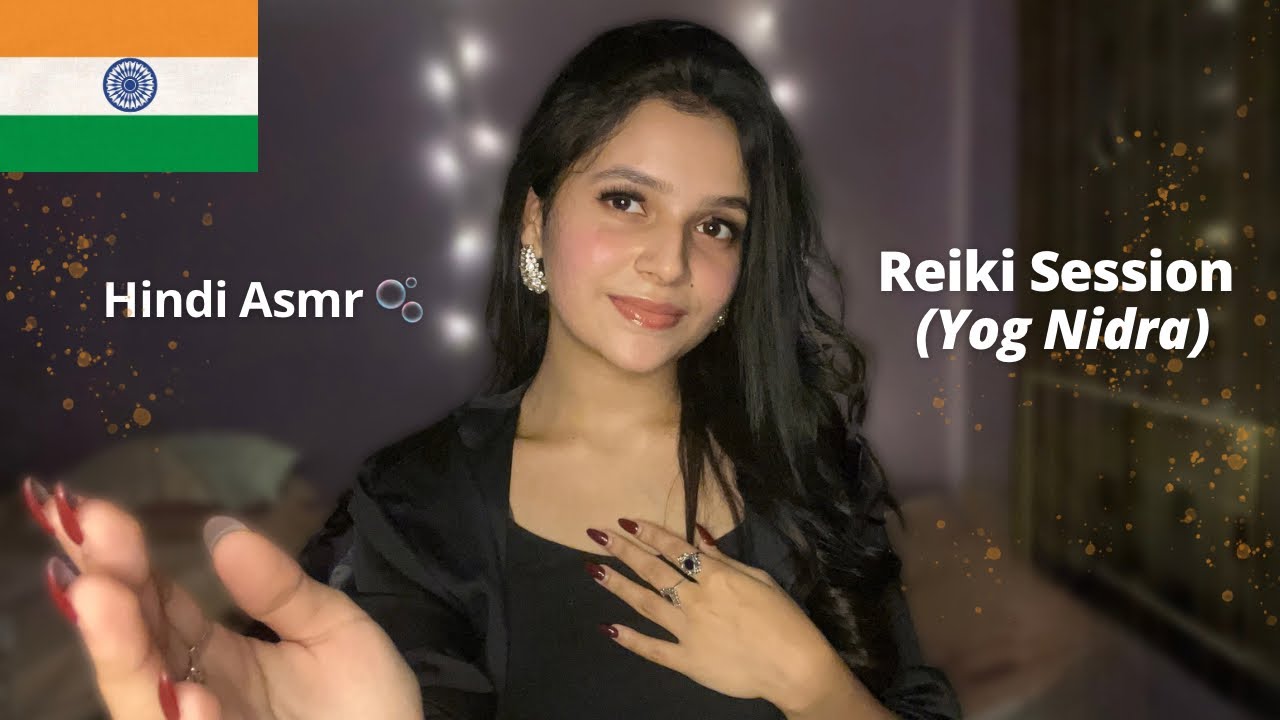 Hindi Asmr | Reiki w/ Hypnosis for Deep Sleep (Yog Nidra, Guided Meditation, Energy Plucking)