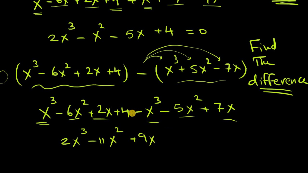Algebraic expressions ch1 sec3 شرح الجزئ الاول
